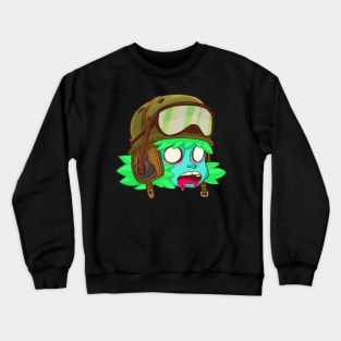 Zombie Tanker Head Crewneck Sweatshirt